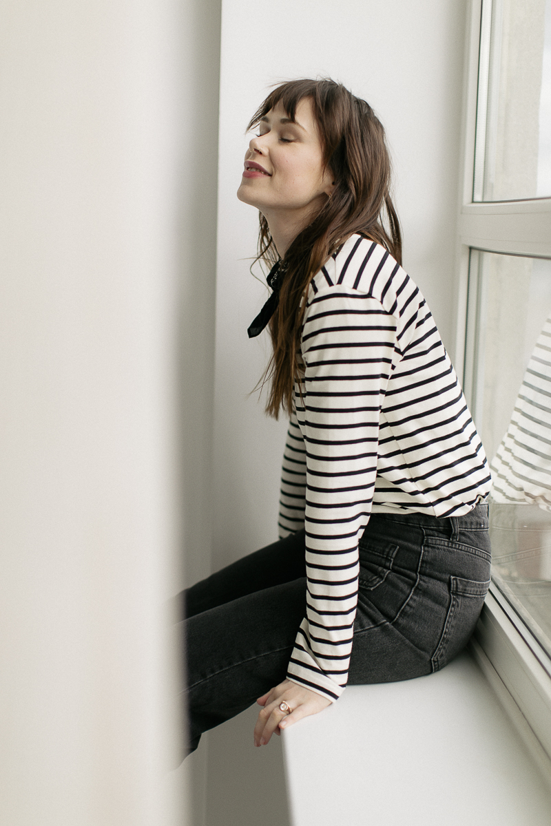 Longsleeve w paski Natula Longsleeve Swoboda • Bawełna Organiczna • - obrazek 6