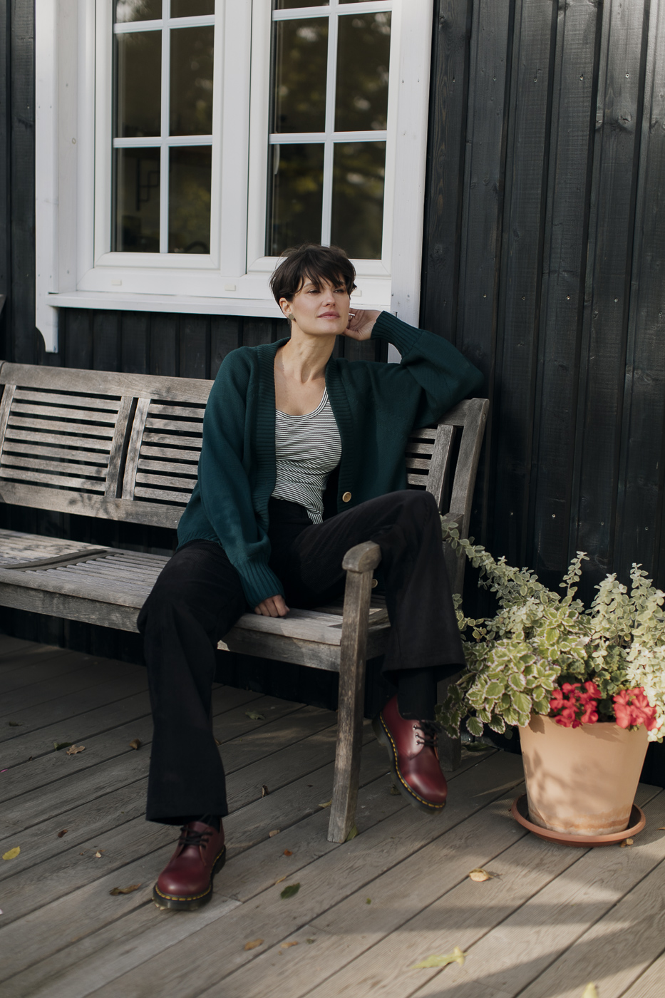 Sweter Wełnoczuły_zielony_23_1 Sweter Wełnoczuły • Wełna Merino • - obrazek 2
