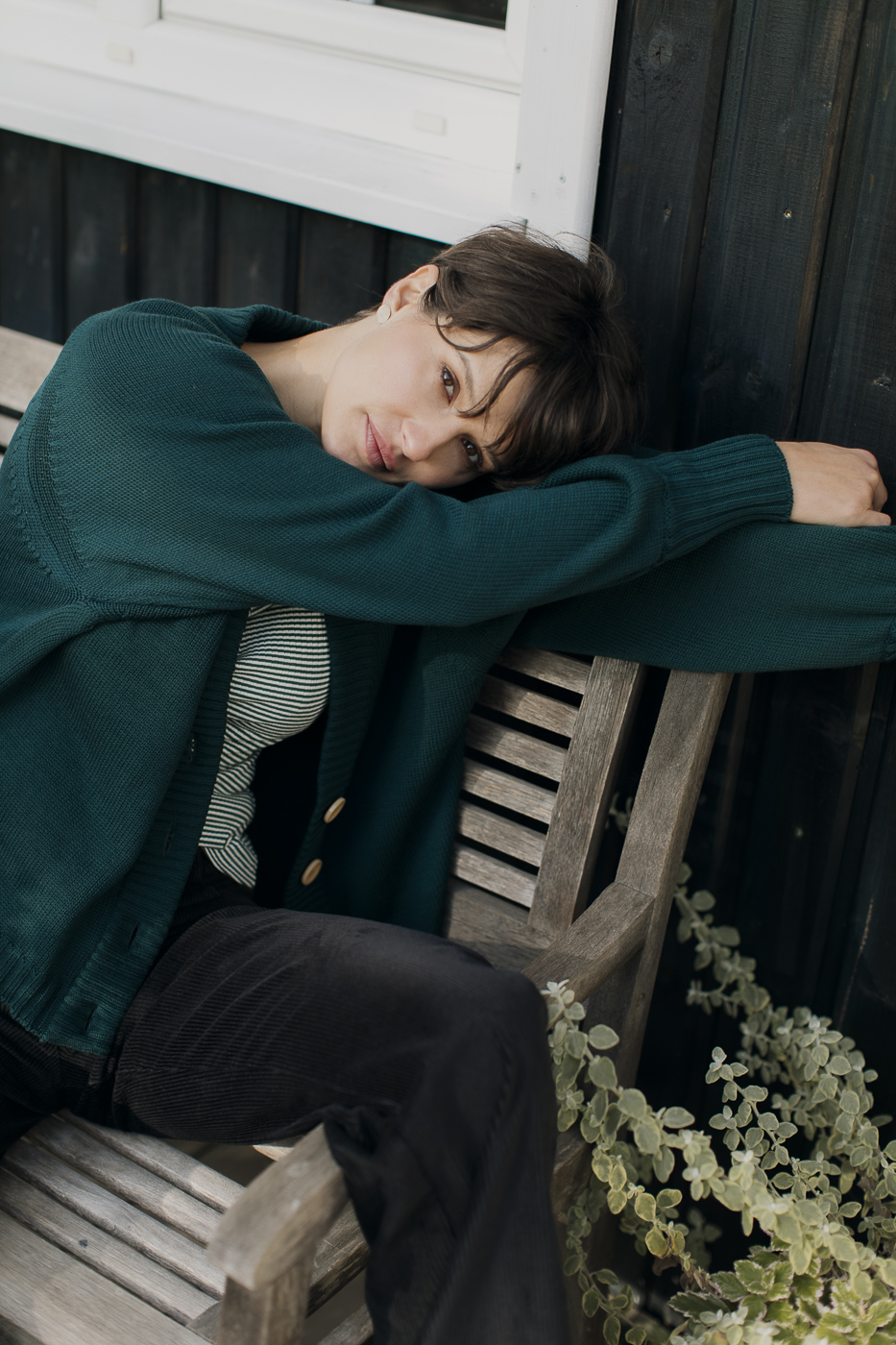 Sweter Wełnoczuły_zielony_23_2 Sweter Wełnoczuły • Wełna Merino • - obrazek 3