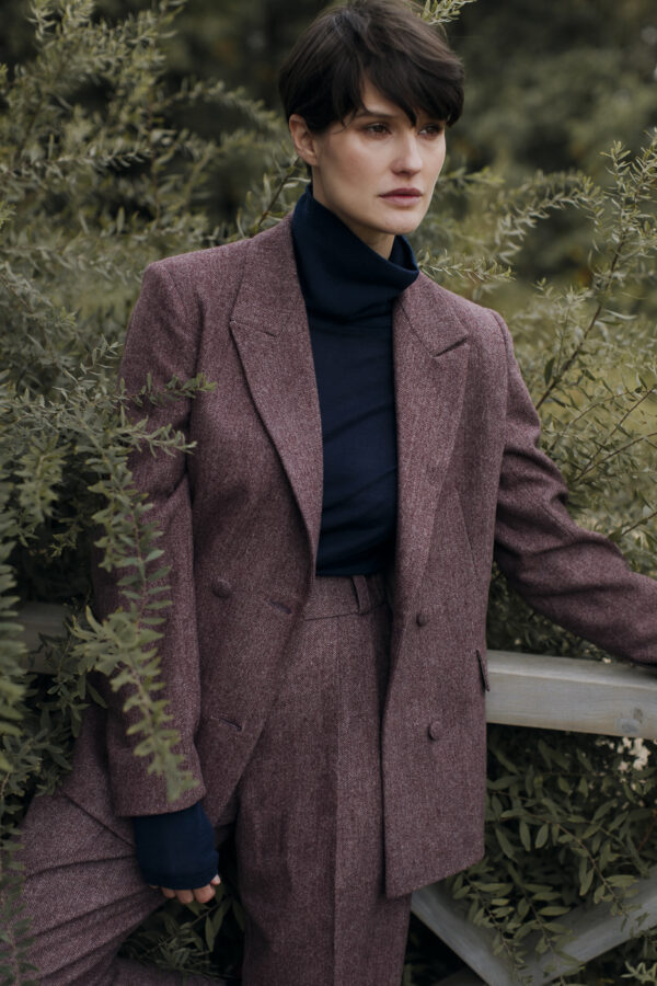 Marynarka Takt Jodełka • Wełna Merino •