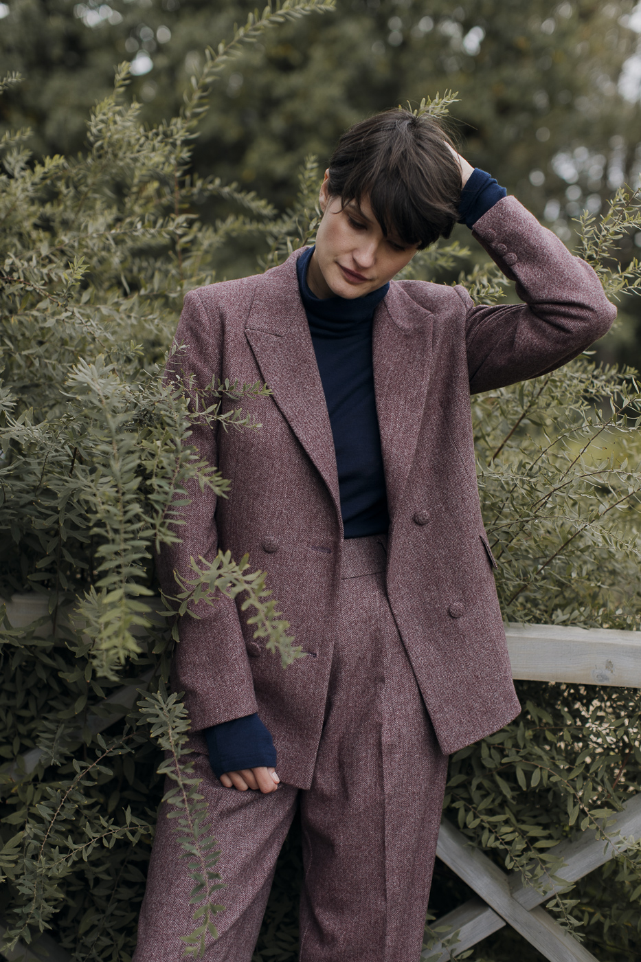 Marynarka Takt_wełna merino_16 Marynarka Takt Jodełka • Wełna Merino • - obrazek 9