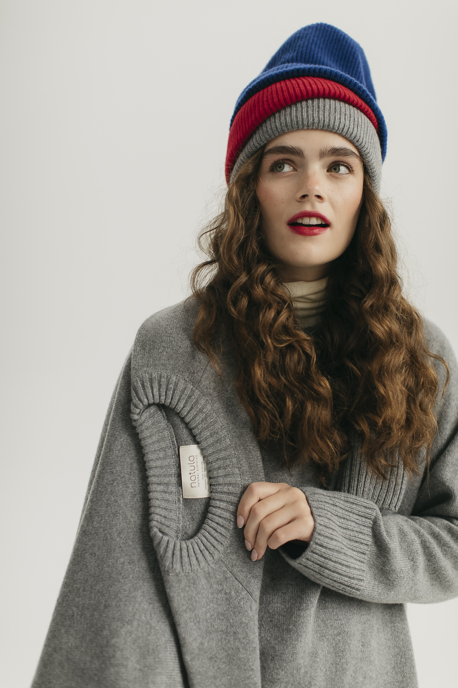 Czapka_merino_kaszmir Czapka SISU • Wełna Merino + Kaszmir • - obrazek 14