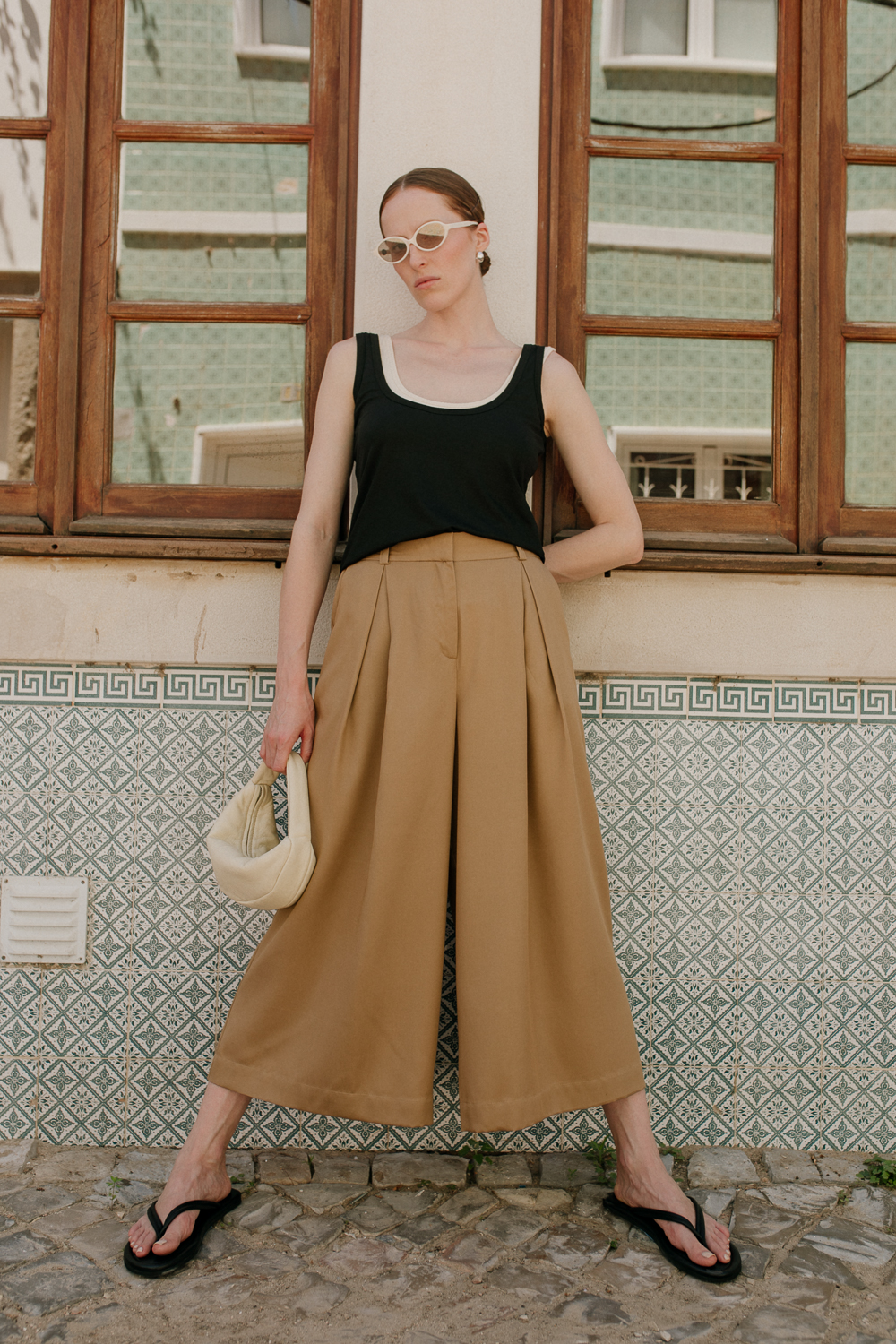 spódnicospodnie-tencel-beż-natula-10 Spódnicospodnie Vivere • Tencel• - obrazek 1