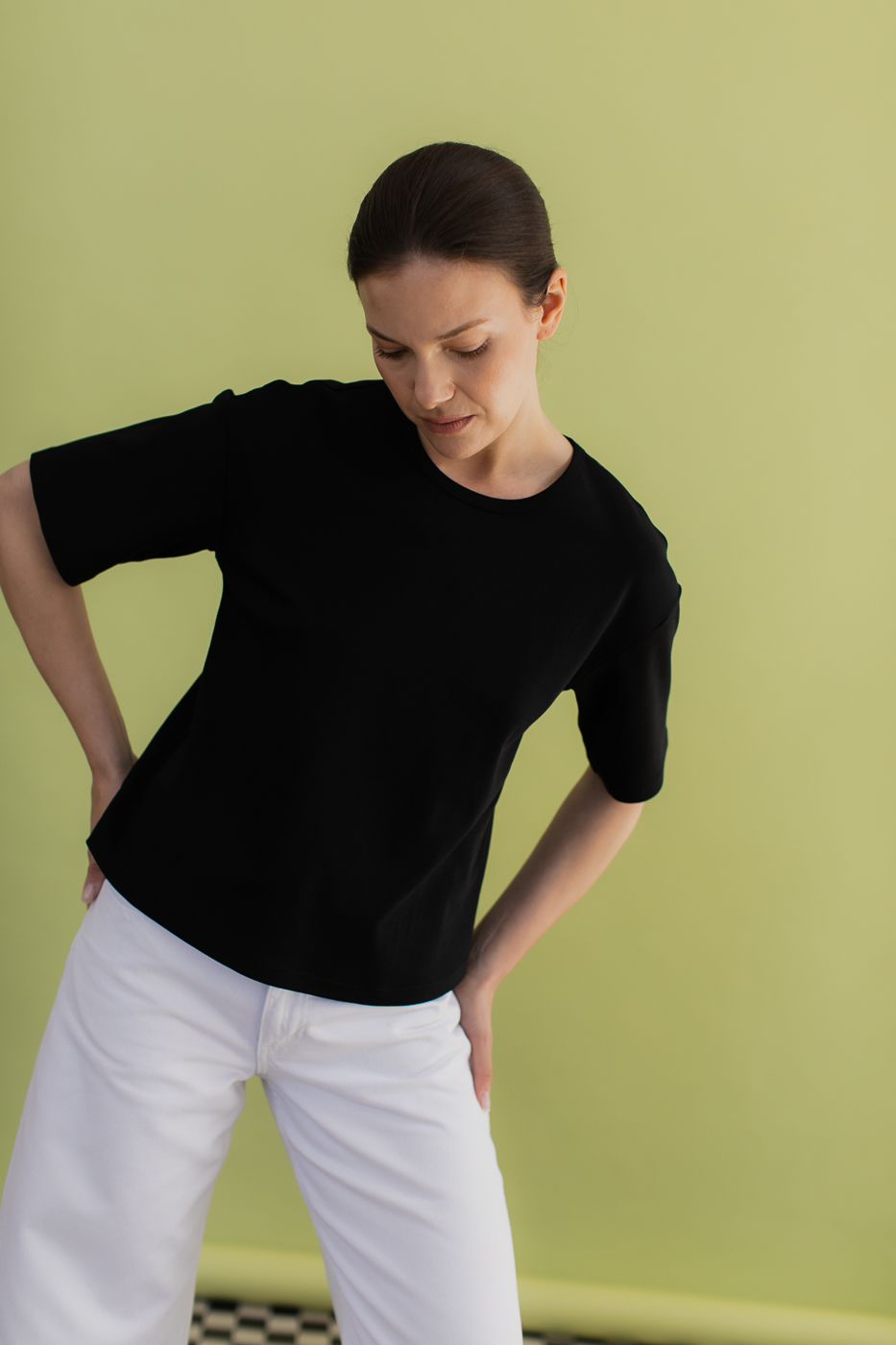 t-shirt-minimal-bawełna-pima-czarny-natula-wiosna2025-2 T-shirt Minimal • Bawełna Organiczna PIMA • - obrazek 8