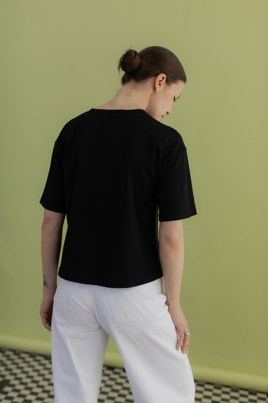 t-shirt-minimal-bawełna-pima-czarny-natula-wiosna2025-5 T-shirt Minimal • Bawełna Organiczna PIMA • - obrazek 7