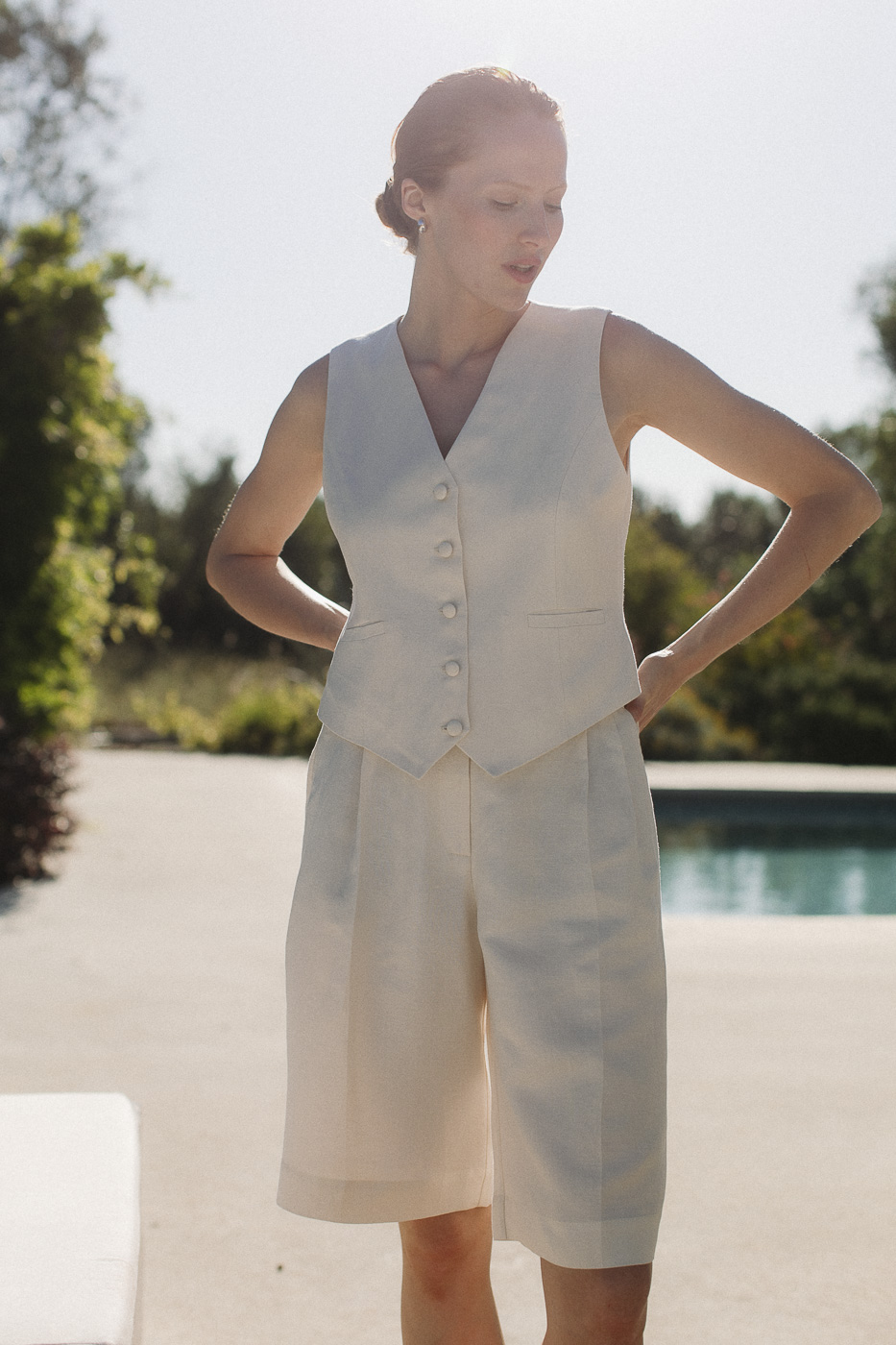 bermudy-saint-tropez-len-rayon-śmietanka-natula-11 Bermudy Saint-Tropez • Len+Rayon • - obrazek 8