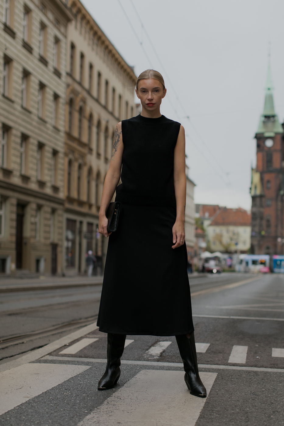 Kamizelka_Kiri-wełna-merino-kaszmir-czarny-8 Kamizelka Kiri • Wełna Merino + Kaszmir • - obrazek 13