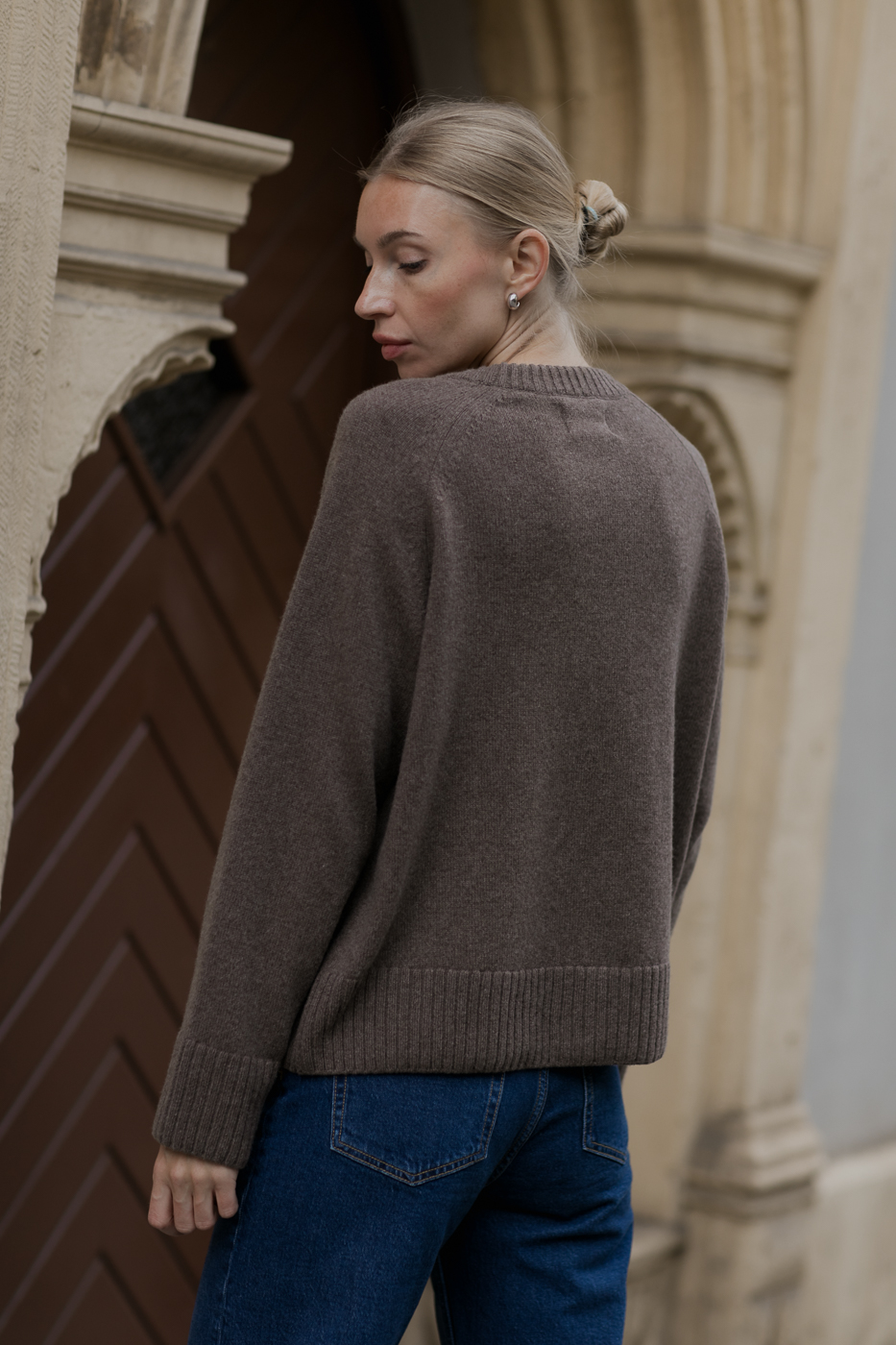 Sweter-Ven-merino-kaszmir-cappuccino-Natula-4 Sweter Ven • Wełna Merino + Kaszmir • - obrazek 4