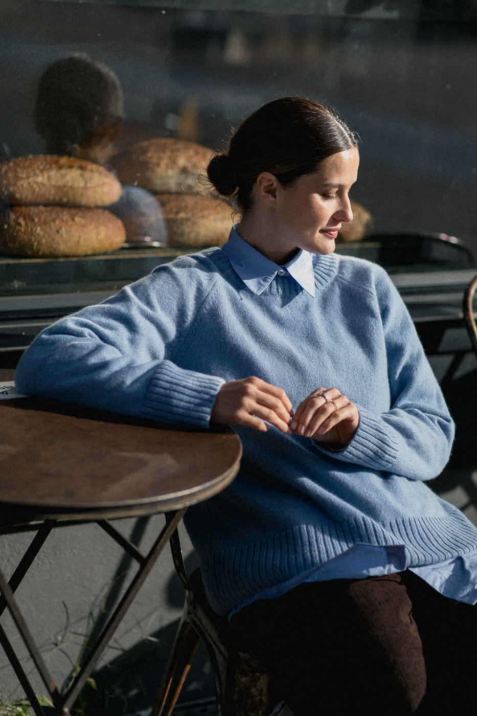 sweter-ven-merino-kaszmir-błękit-4 Sweter Ven • Wełna Merino + Kaszmir • - obrazek 19