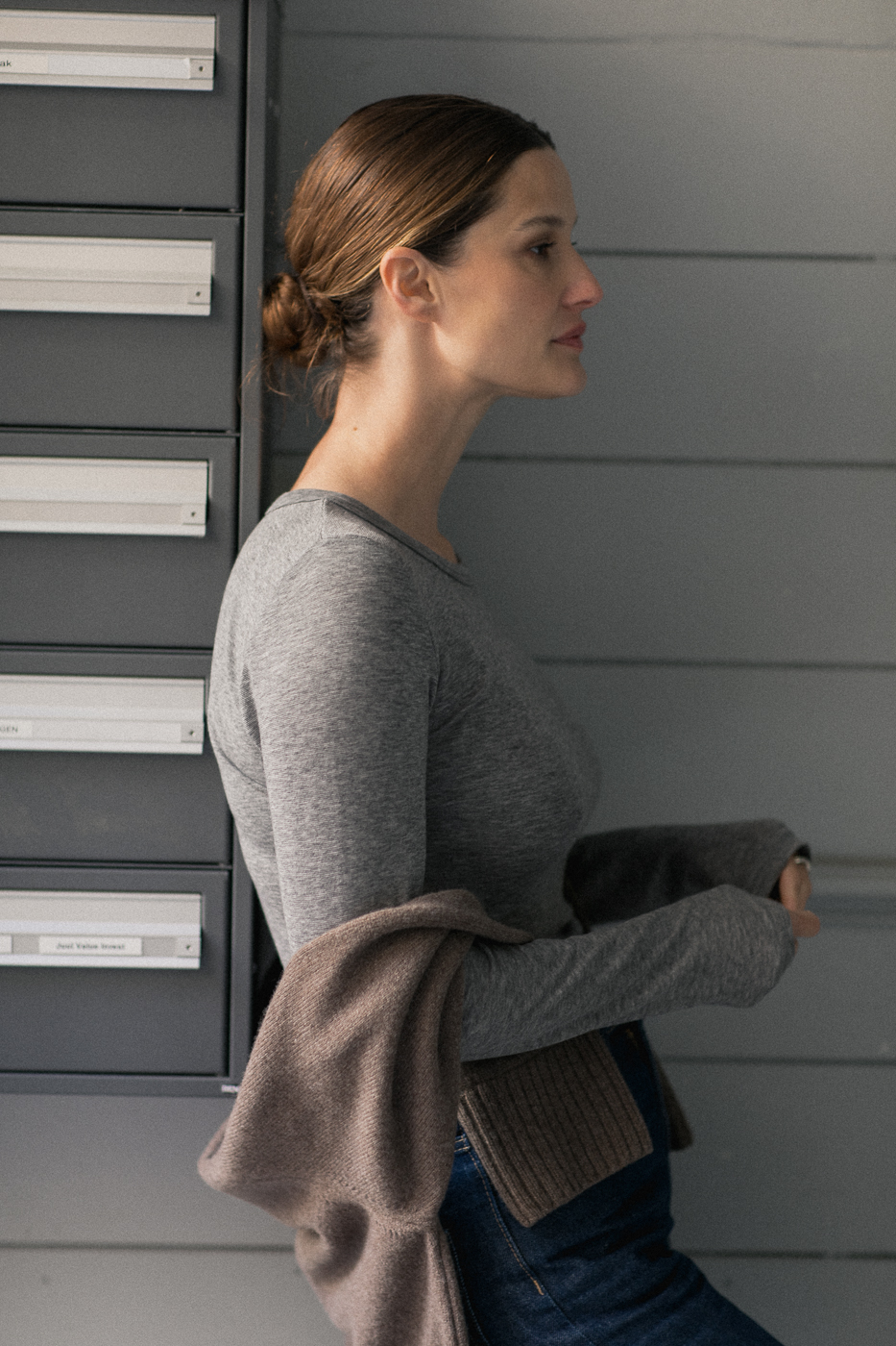 longsleeve-tencel-merino-szary-melanż-natula-3 Longsleeve KOI • Tencel + Merino • - obrazek 9