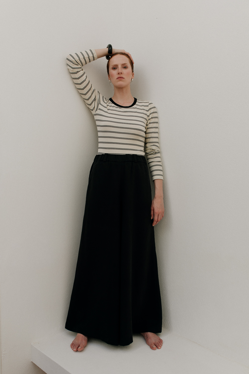 longsleeve-niksen-tencel-ecru-paski-natula-3 Longsleeve Niksen Paski • Tencel • - obrazek 4