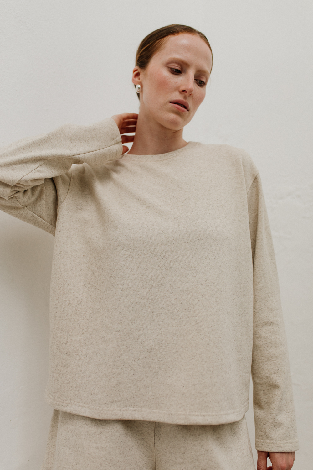 bluza-movement-bawełna-len-piaskowy-natula-3 Bluza Movement • Bawełna + Len • - obrazek 5