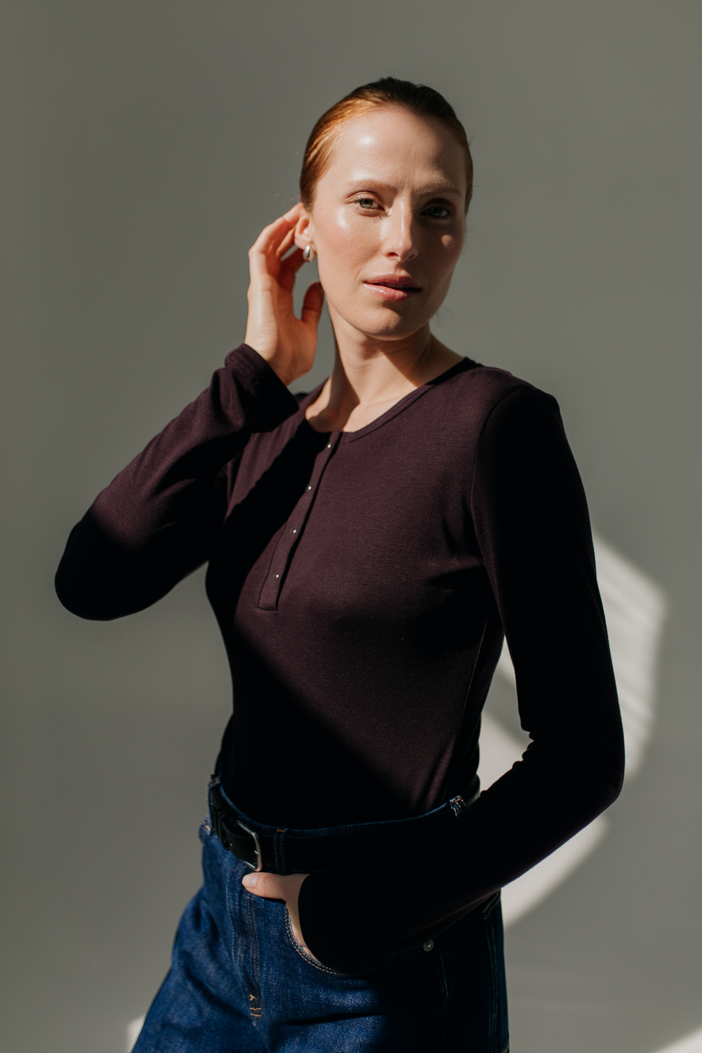 Longsleeve-sway-lyocell-merino-bakłażan-natula-2 Longsleeve na napy Sway • Tencel + Merino • - obrazek 8