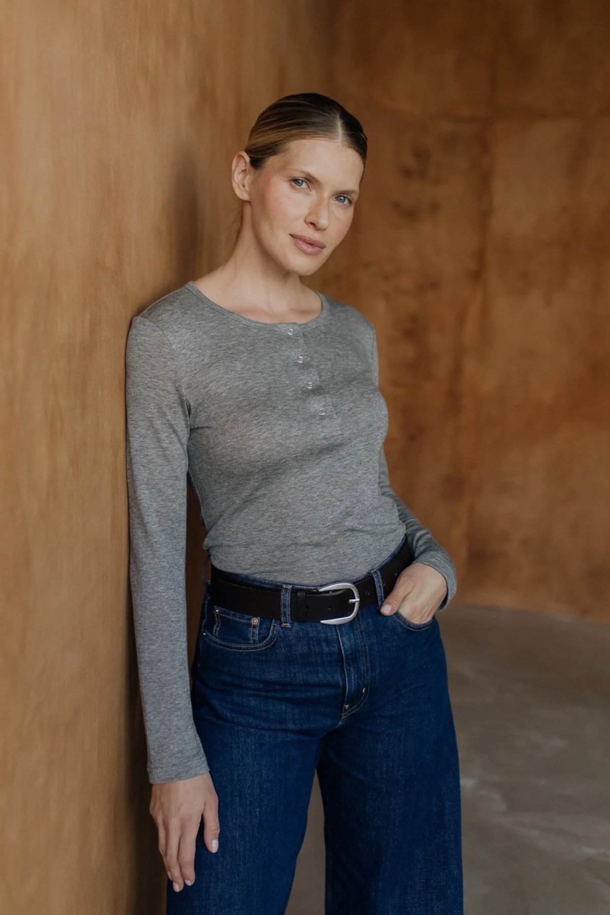 long-natula Longsleeve na napy Sway • Tencel + Merino • - obrazek 1